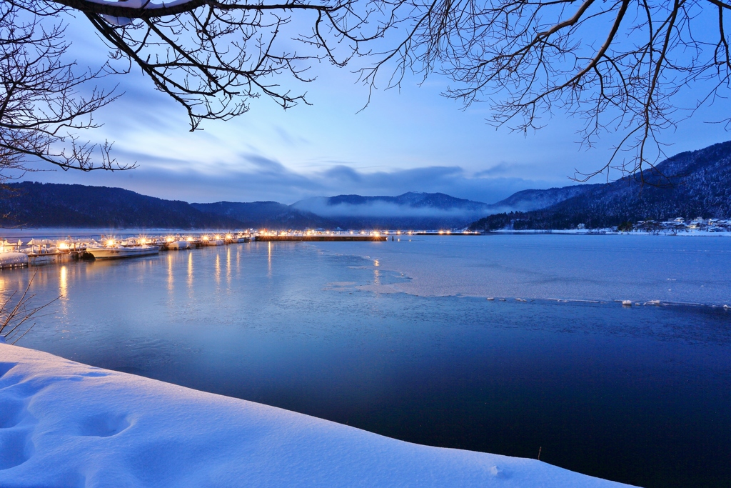 Blue　～余呉湖冬景Ⅱ～