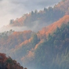 峠の朝