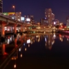 鏡夜Ⅴ　～中之島ガーデンブリッジから大江橋を望む