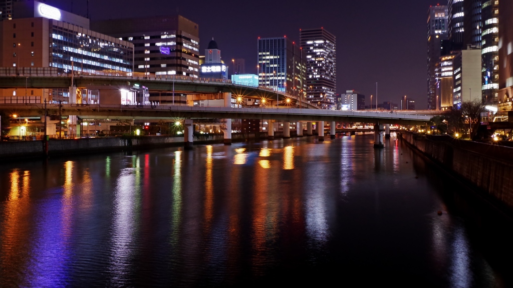 Nakanoshima Nights Ⅶ　～田蓑橋より渡辺橋方面～