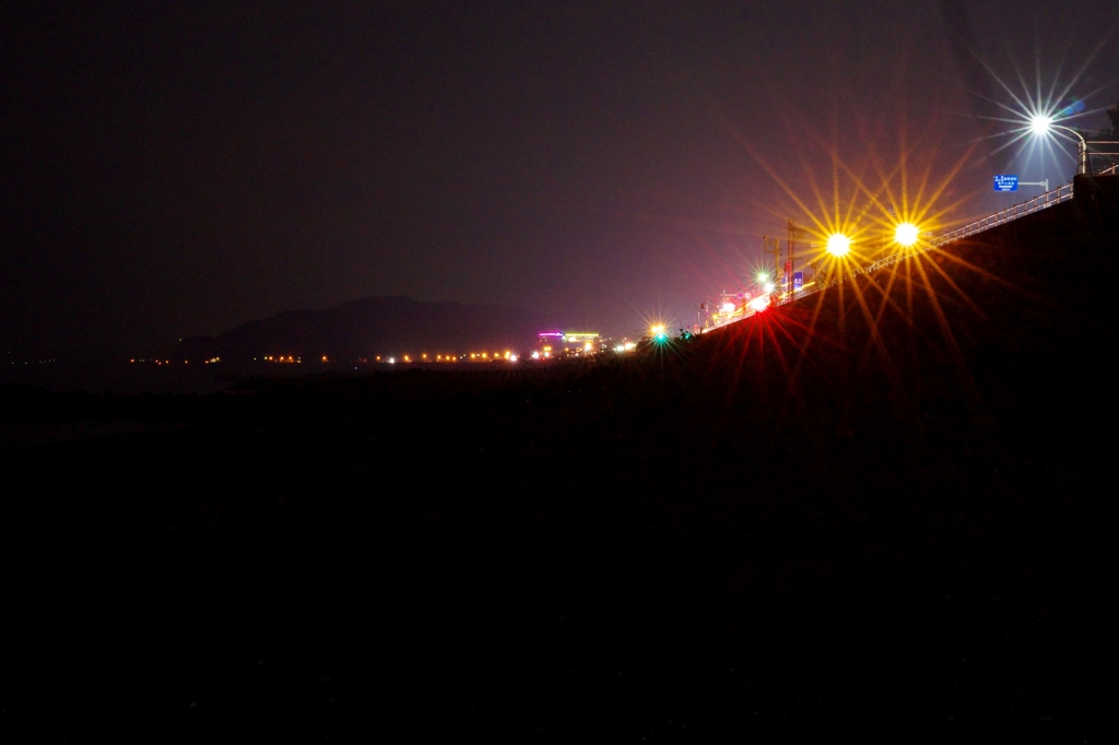 高知の夜景　～桂浜花海道～