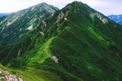赤沢岳・鳴沢岳と新越山荘