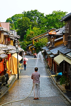 京都の朝