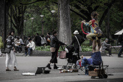 公園で　①