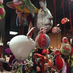 つるし雛のある部屋