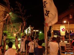 小さな神社の夏越祭