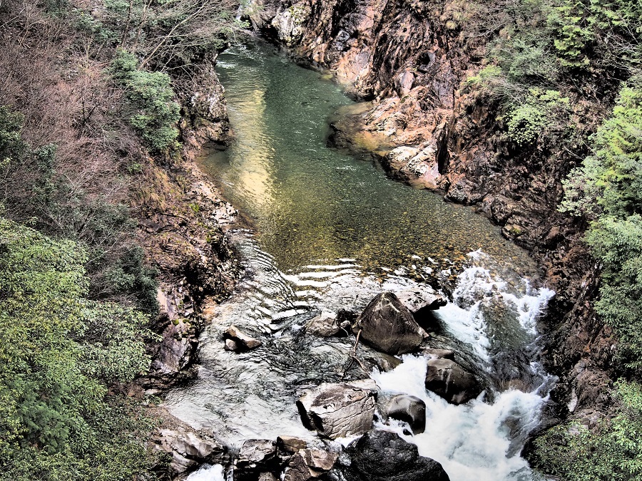 川浦渓谷　遊びphoto