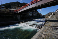 郡上散策　川縁
