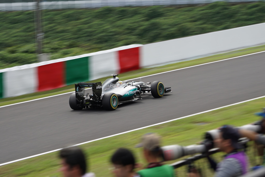 2016F1日本GP　走り去る