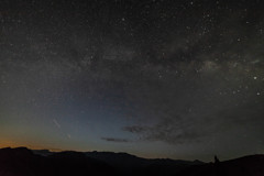 大峰山と天の川