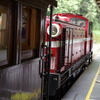 阿里山森林鐵路の檜木客車