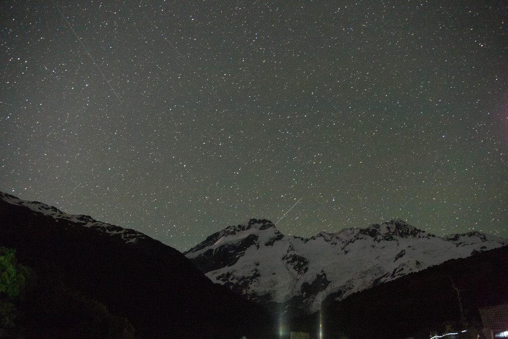 ニュージーランド南島、星空のセフトン山