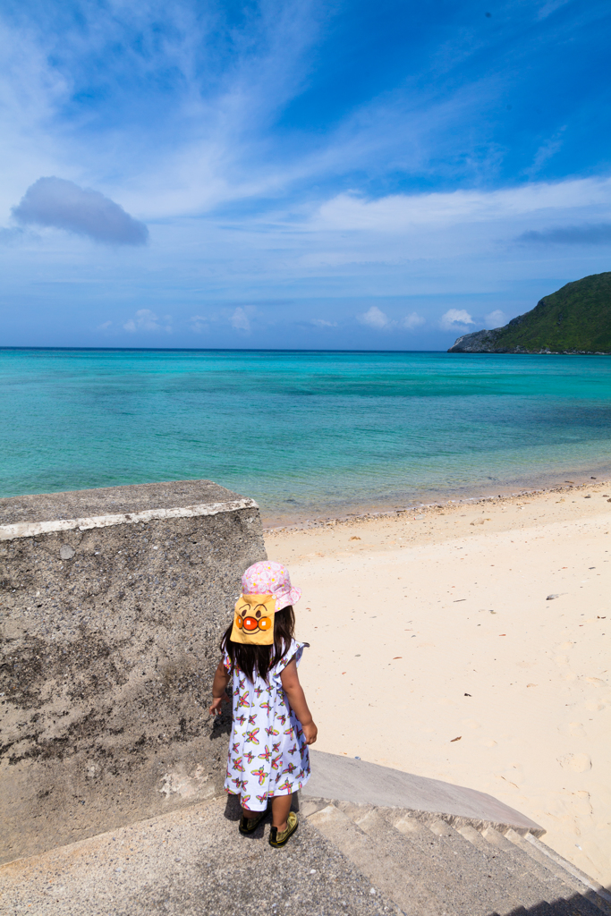 沖縄県・渡名喜島のあがり浜