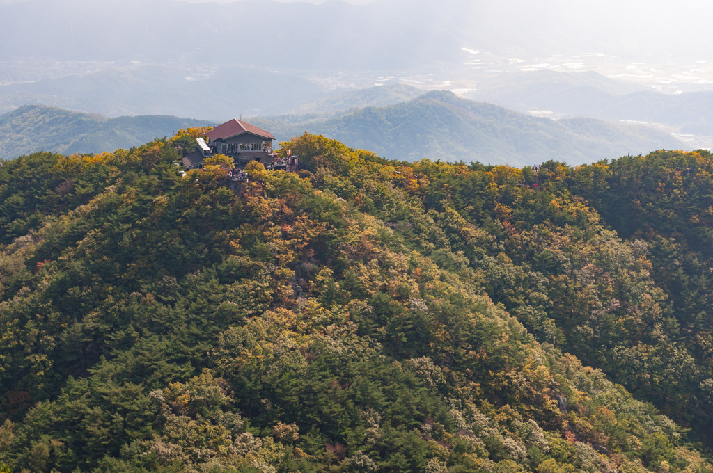 韓国、八公山ケーブル山頂駅