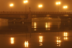夜橋灯