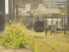 荷物おろし場から