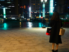 雨に待つ