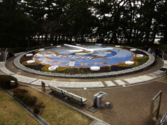 世界一の花時計。