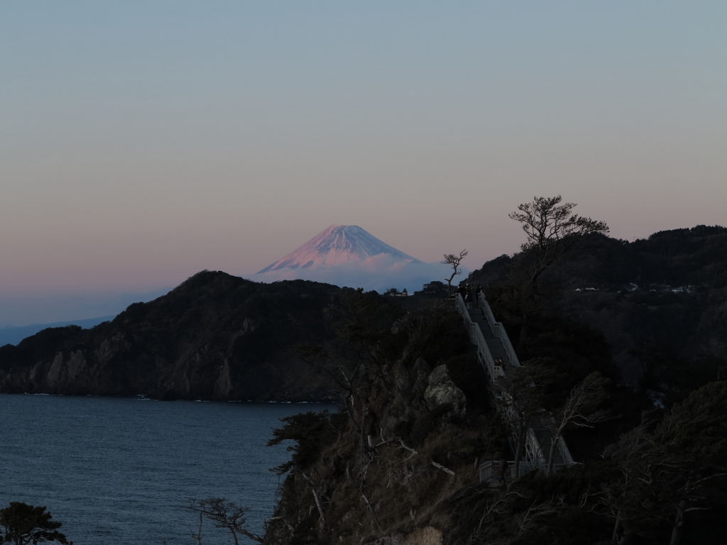 富士山への階段