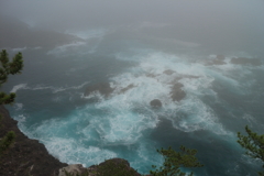 碁石海岸にて