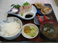 渥美半島で食べた大あさり。