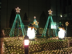 ペンギンのイルミ