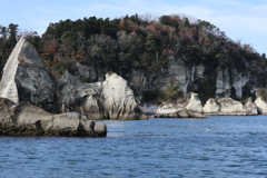 奥松島嵯峨渓遊覧船より