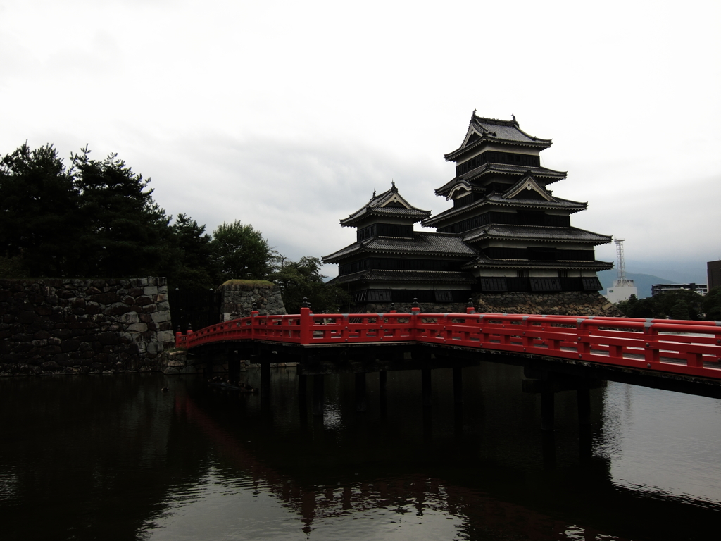 松本城。