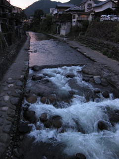 郡上八幡にて。