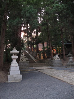 熊野大社の入り口。