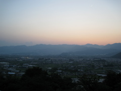 夕暮れin山梨。
