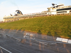 大さん橋と客船