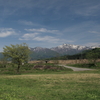 遠くの山々