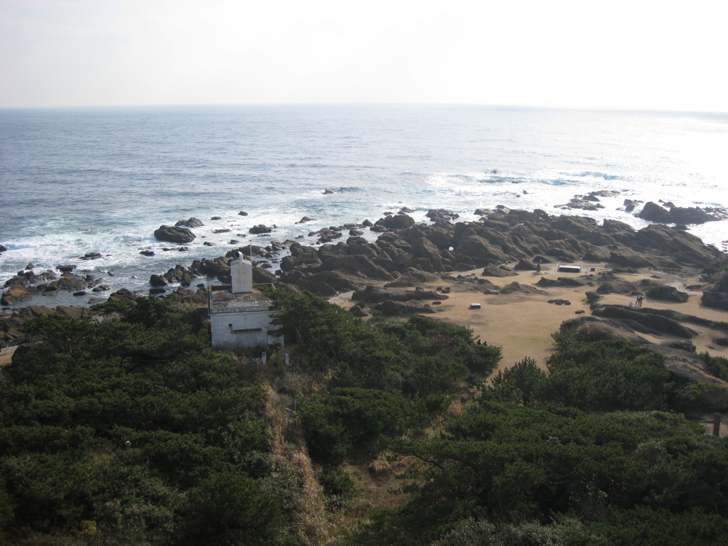 野島崎灯台にて