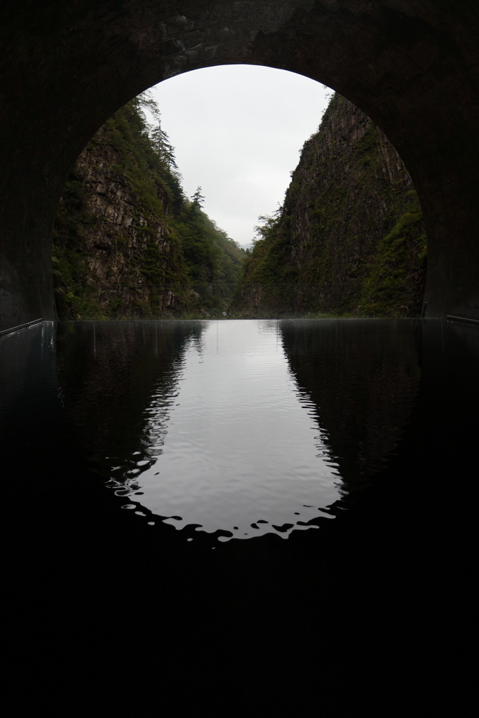 清津峡渓谷トンネルの旅
