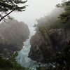 碁石海岸にて