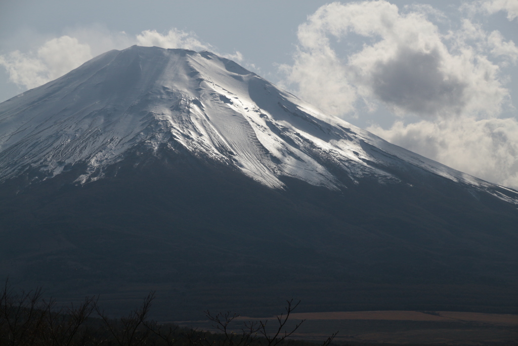 雄大な富士山