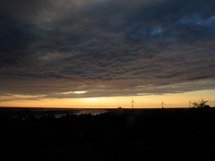 夕陽を見に来たら…