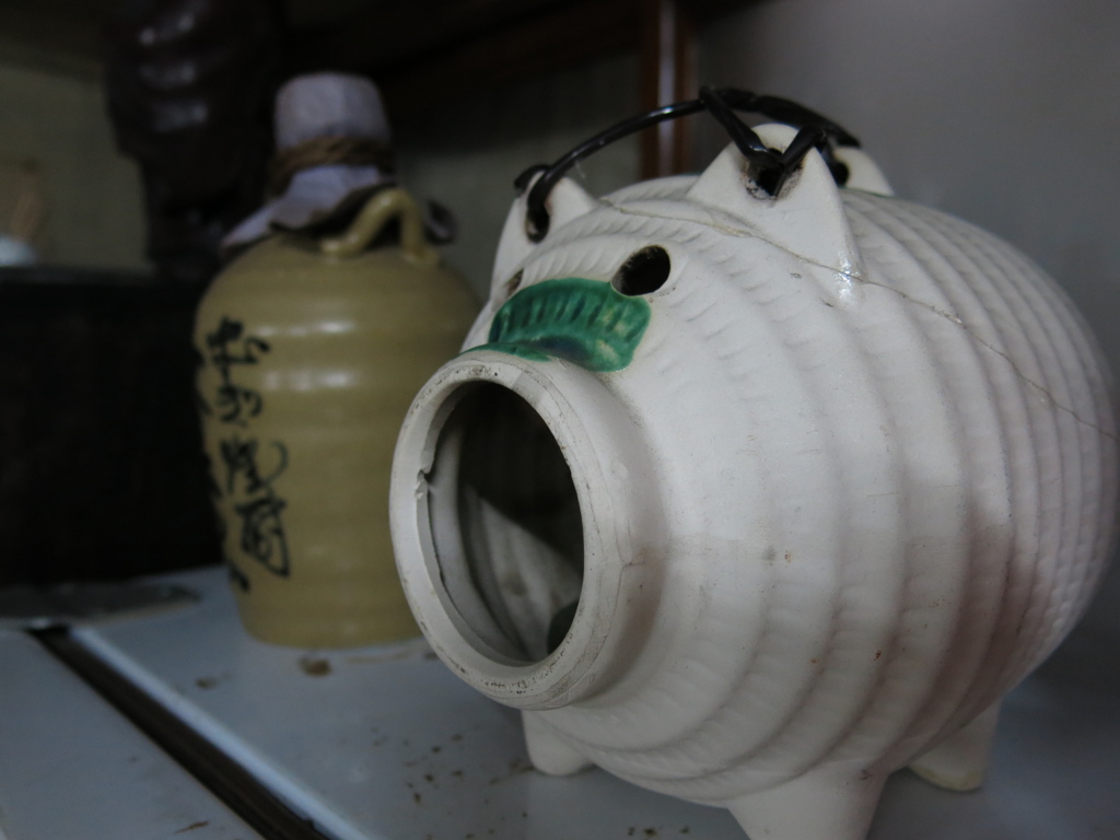 豚の蚊取り線香の・・・
