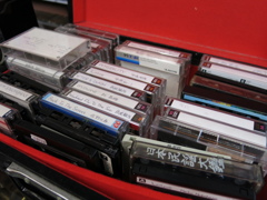 カセットテープ。