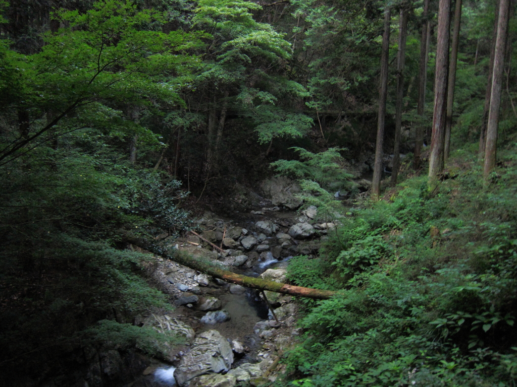 払沢の滝までの道のり*