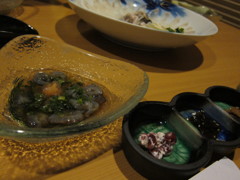 お通しなどなど。