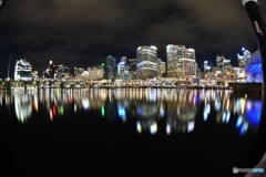 Night view of Darling Harbour