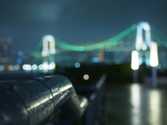 雨上がりのレインボーブリッジ雨上がりだけに
