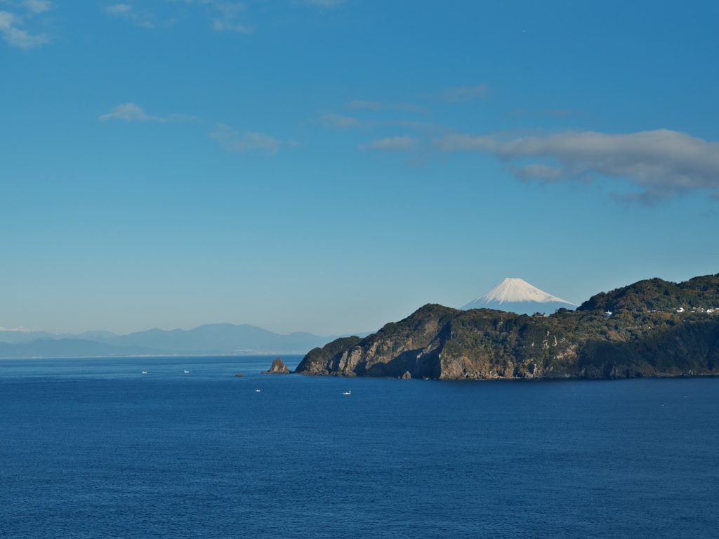 富士山が見える