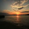 いつの日かの夕陽