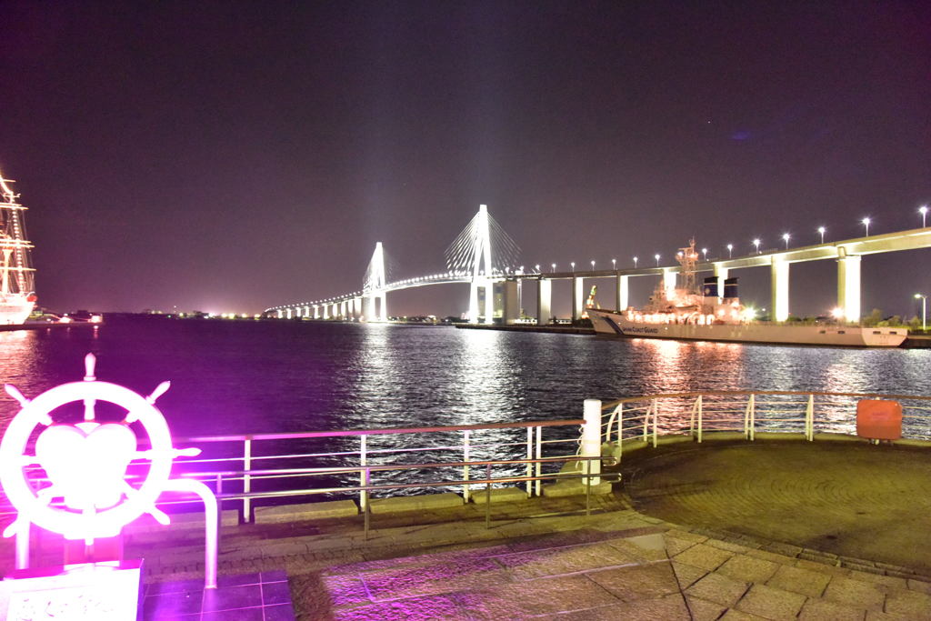 新湊大橋 夜景