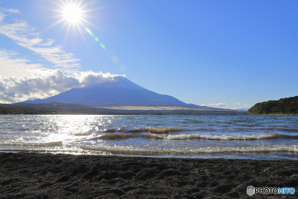 富士と山中湖④