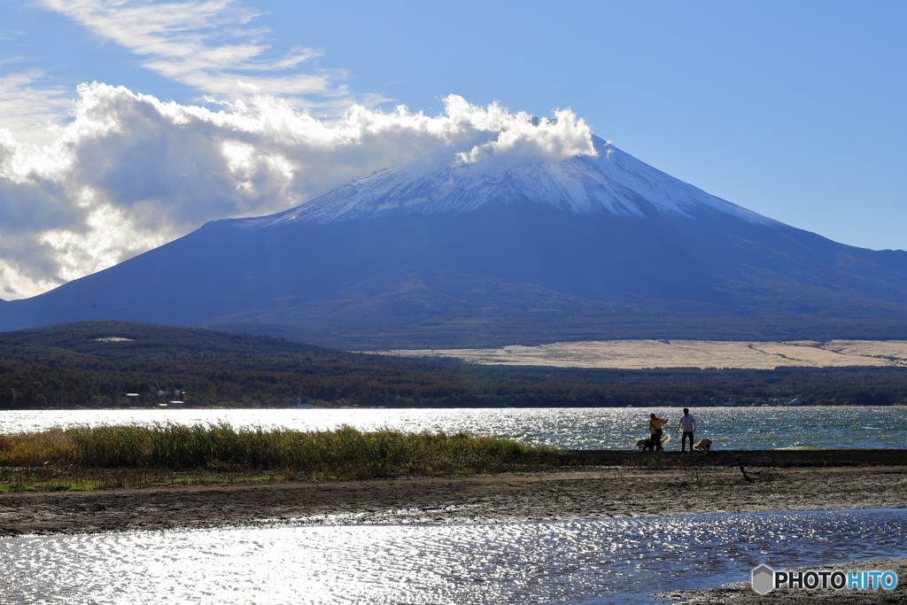 富士と山中湖③