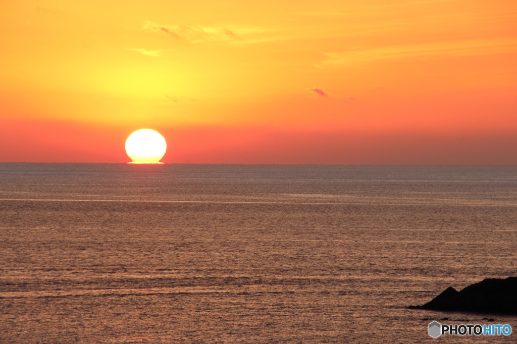 西伊豆の夕日２